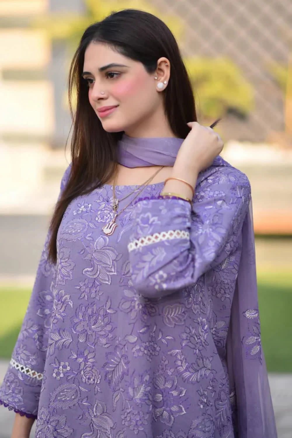 LAWN 3 PIECE | UNSTICHED SUIT | LUXURY SUMMER COLLECTION