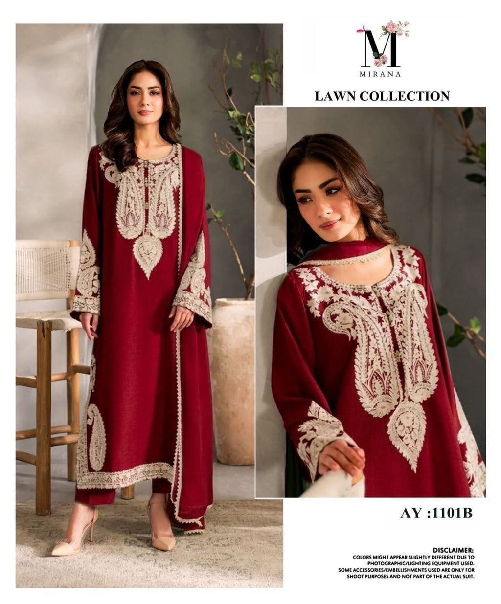 LAWN 3 PIECE | UNSTICHED SUIT | SUMMER COLLECTION
