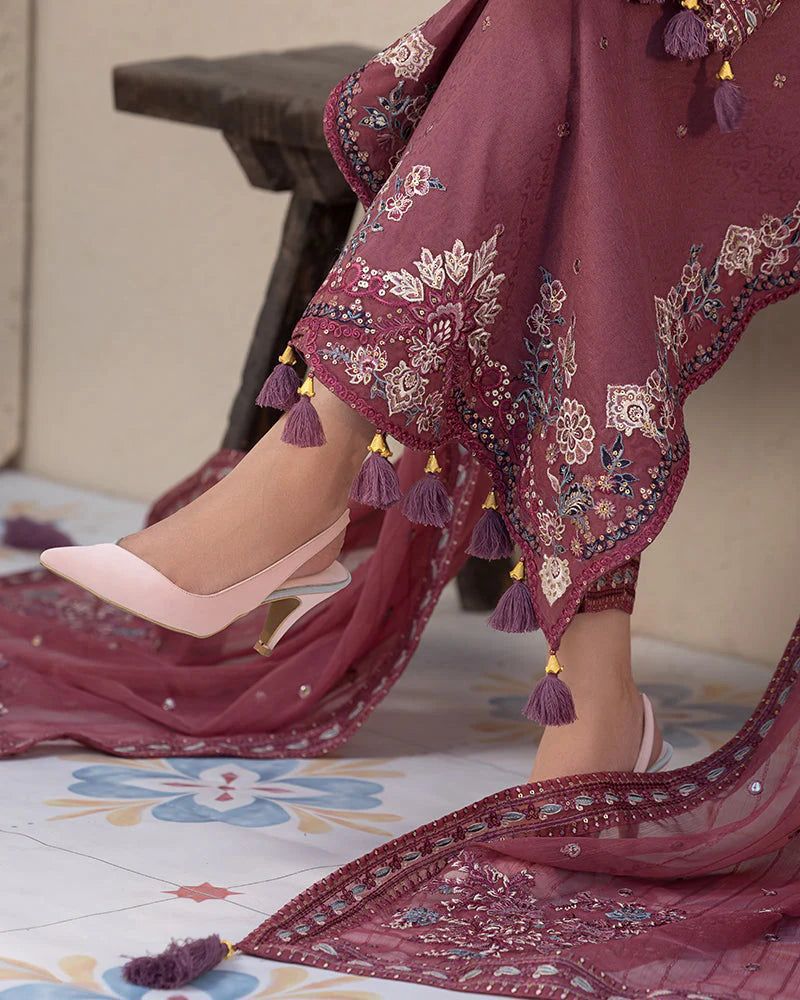 LAWN 3 PIECE | UNSTICHED SUIT | LUXURY SUMMER COLLECTION