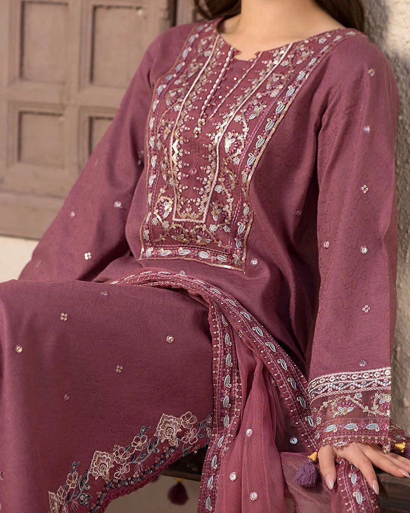 LAWN 3 PIECE | UNSTICHED SUIT | LUXURY SUMMER COLLECTION