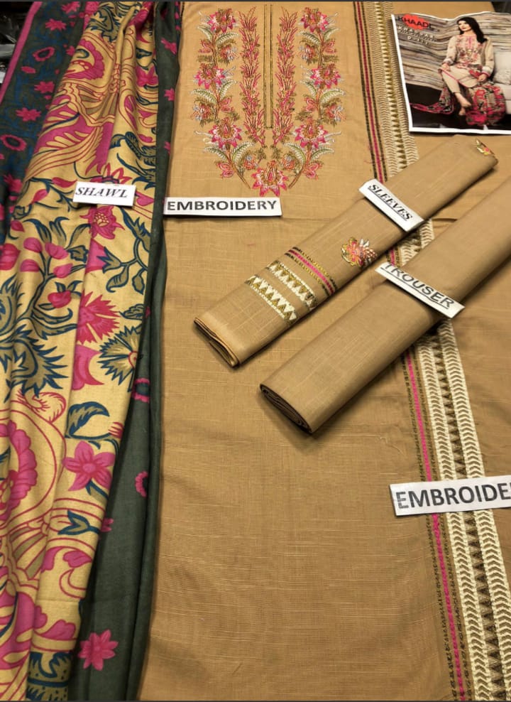 LAWN 3 PIECE | UNSTICHED SUIT | SUMMER COLLECTION