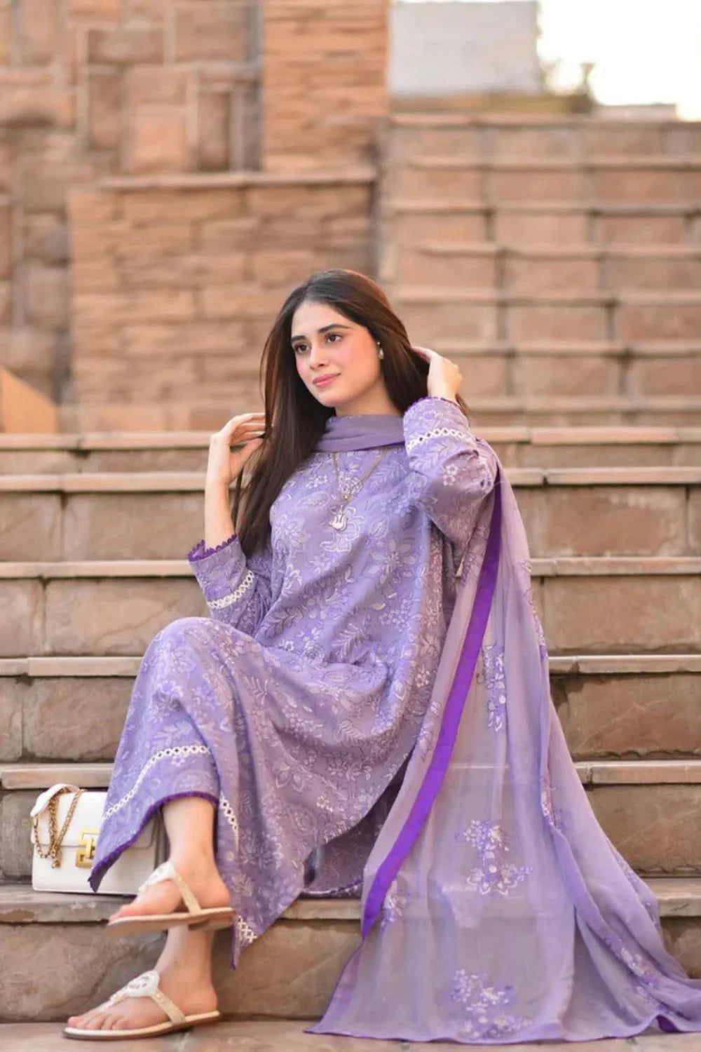 LAWN 3 PIECE | UNSTICHED SUIT | LUXURY SUMMER COLLECTION