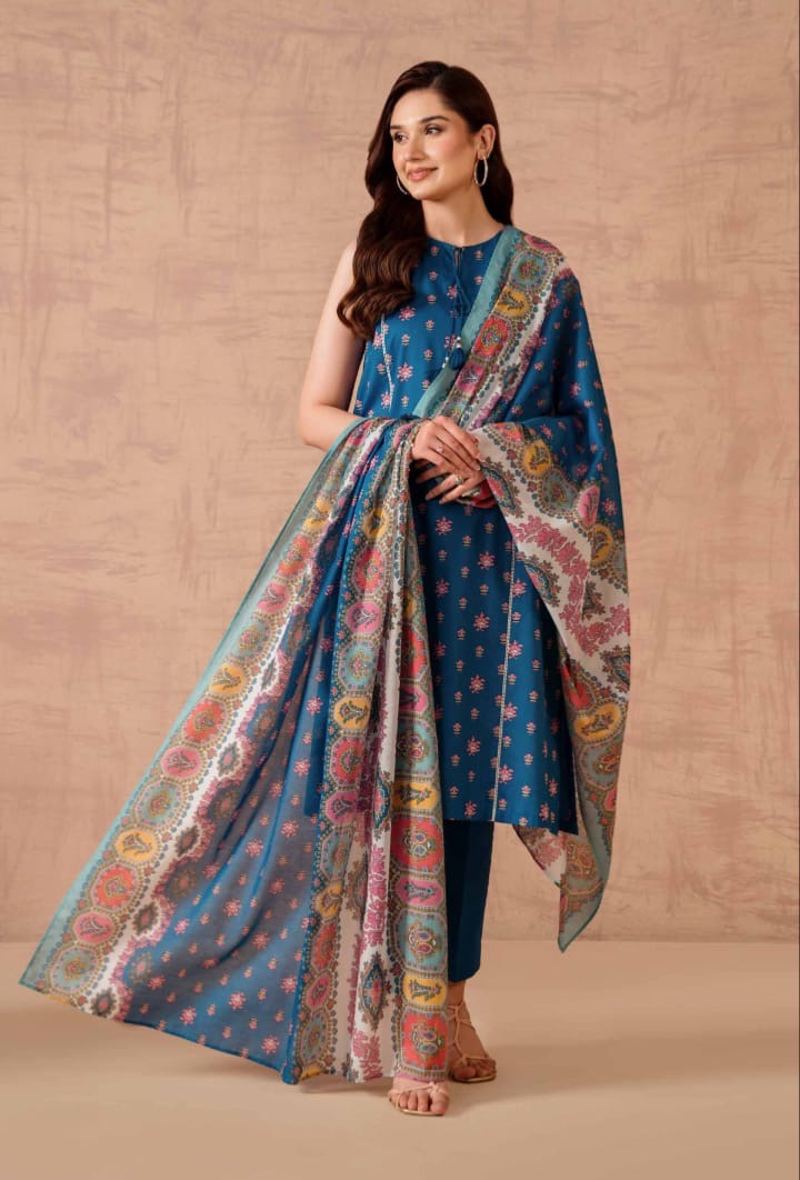 Nishat Original | Printed 3 Piece | Unstitched