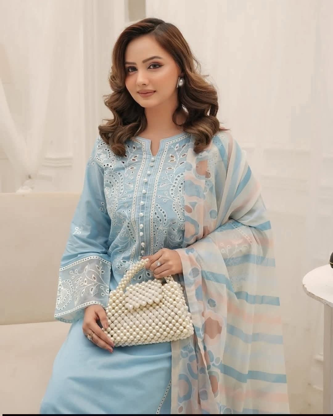 LAWN 3 PIECE | UNSTICHED SUIT | LUXURY SUMMER COLLECTION