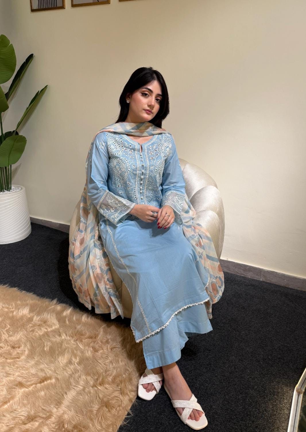 LAWN 3 PIECE | UNSTICHED SUIT | LUXURY SUMMER COLLECTION