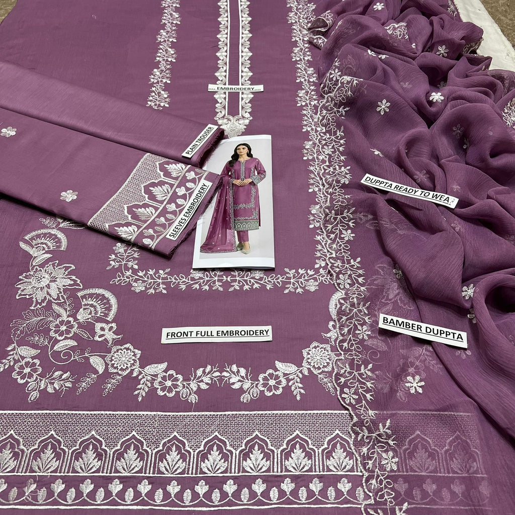 Cross Stitch | Lawn 3 Piece| Unstitched suit