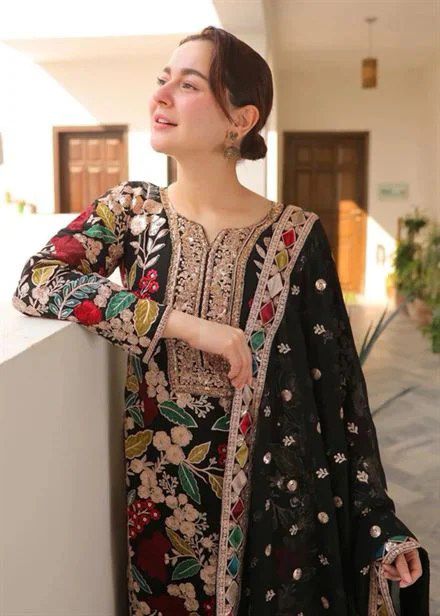 Indian Chiffon | Unstitched 3 piece | Luxury Collection