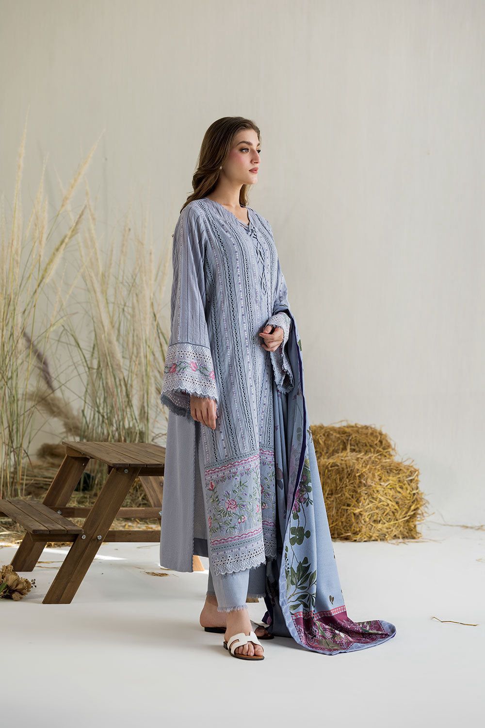 LAWN 3 PIECE | LUXURY SUMMER COLLECTION | UNSTITCHED SUIT