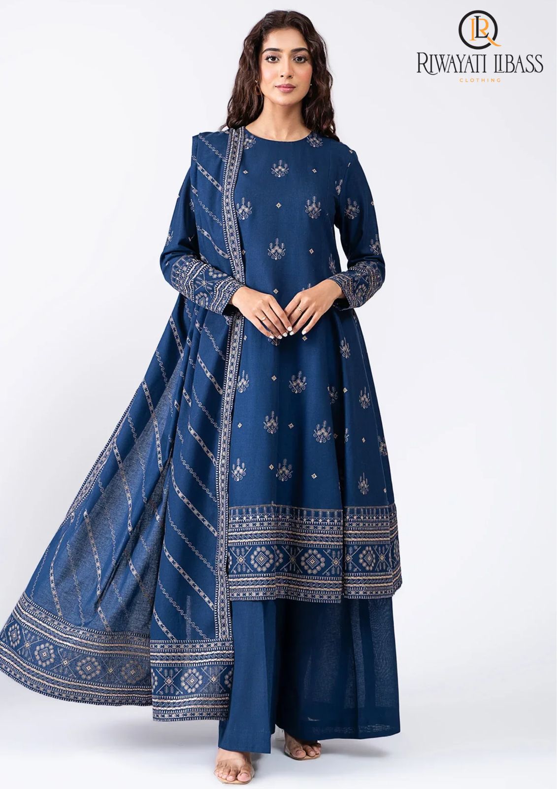 LAWN 3 PIECE | LUXURY SUMMER COLLECTION | UNSTITCHED SUIT
