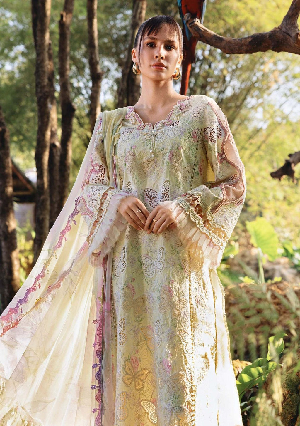 LAWN 3 PIECE | UNSTICHED SUIT | LUXURY SUMMER COLLECTION