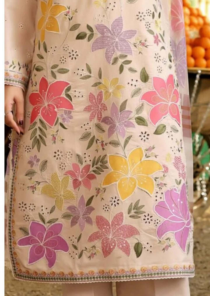 LAWN 3 PIECE | LUXURY SUMMER COLLECTION | UNSTITCHED SUIT