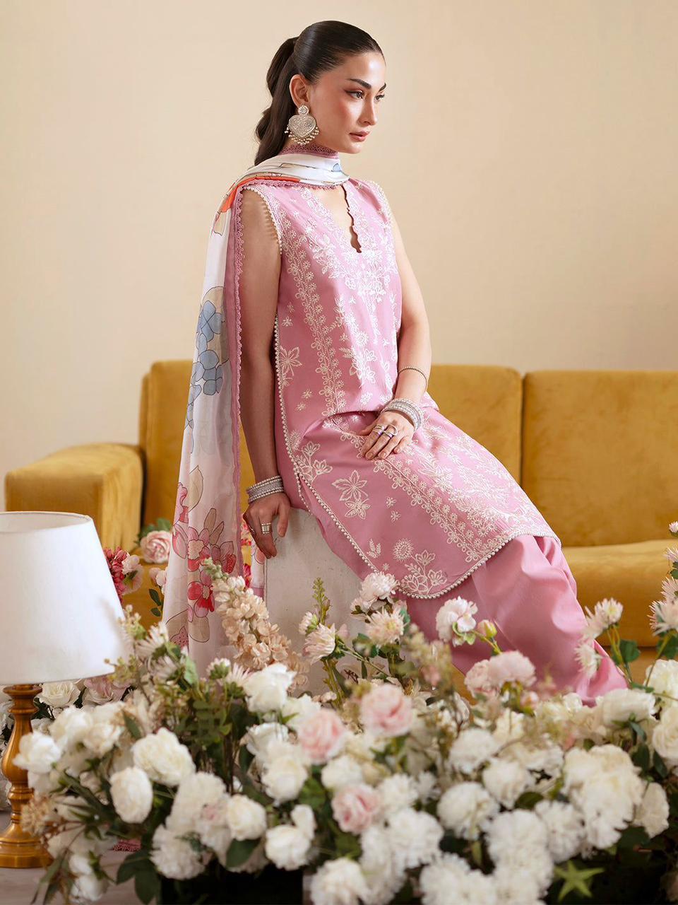 LAWN 3 PIECE | UNSTICHED SUIT | SUMMER COLLECTION