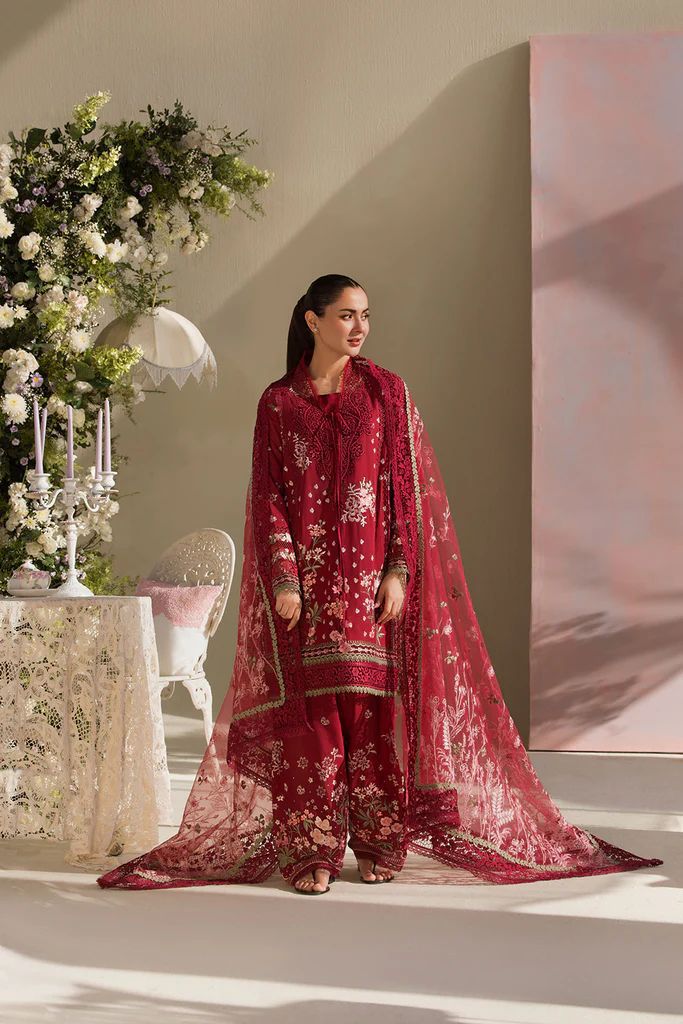 LAWN 3 PIECE | LUXURY SUMMER COLLECTION| UNSTITCHED SUIT