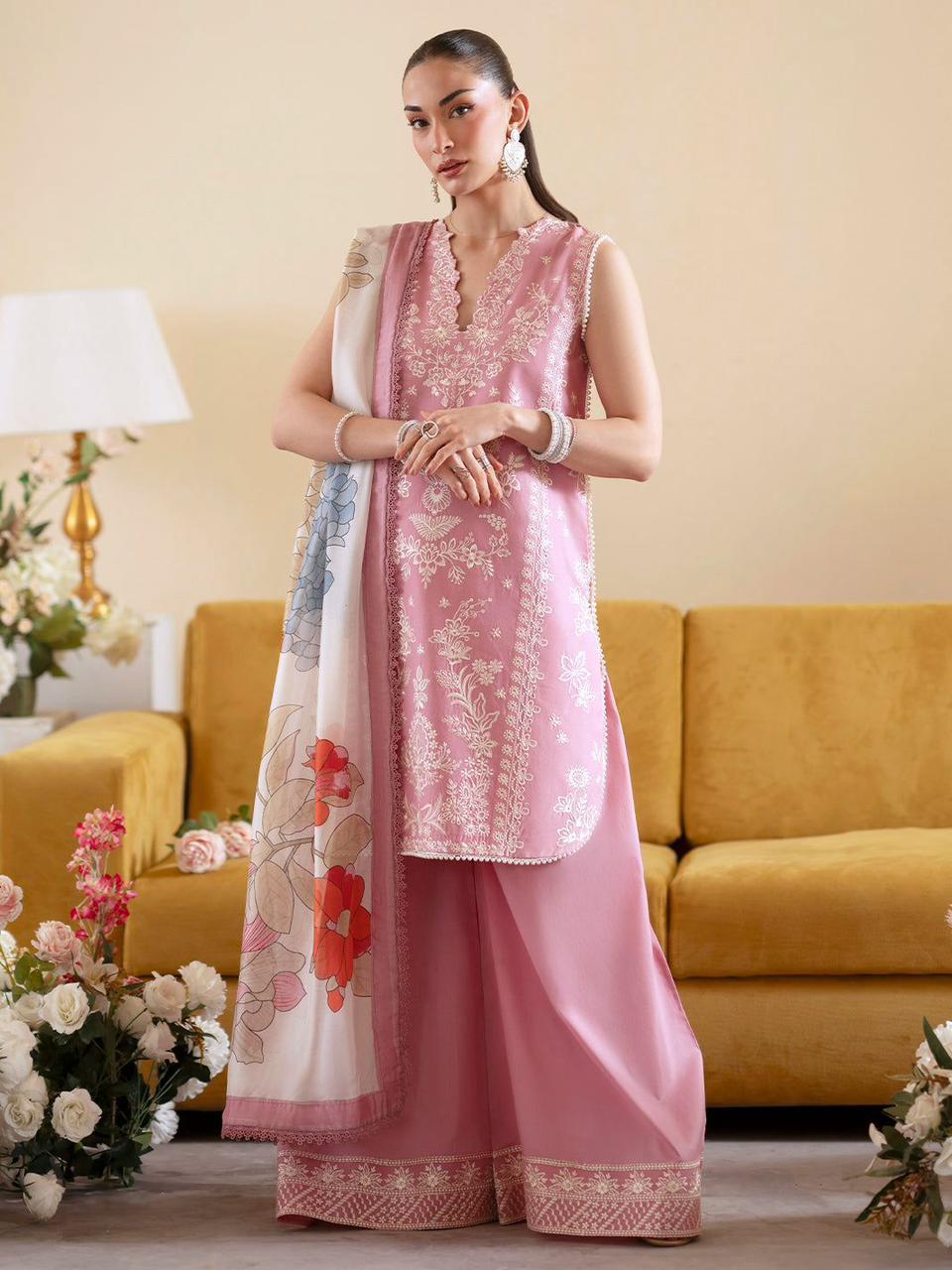 LAWN 3 PIECE | UNSTICHED SUIT | SUMMER COLLECTION