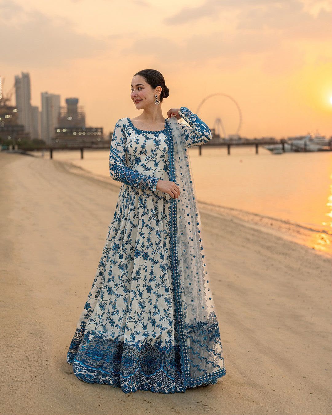 LAWN 3 PIECE | LUXURY SUMMER COLLECTION | UNSTITCHED Frook