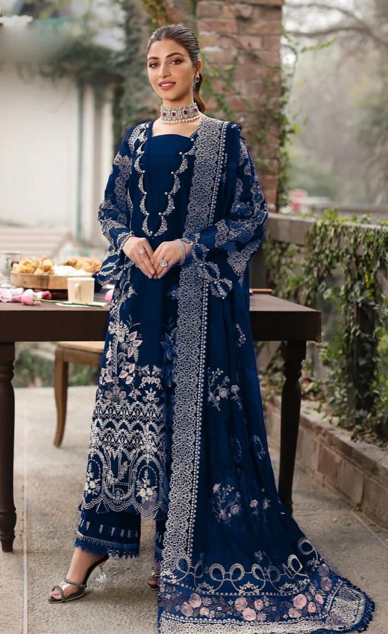 LAWN 3 PIECE | UNSTICHED SUIT | LUXURY SUMMER COLLECTION