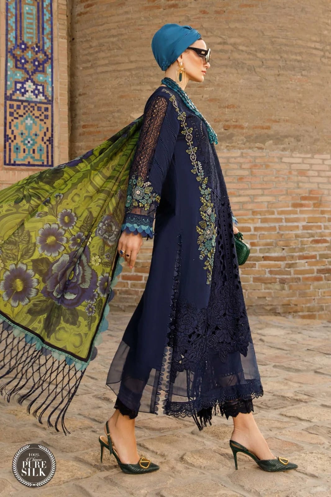 Cotton Fabric| Cut Work Suit | Unstitched 3 piece