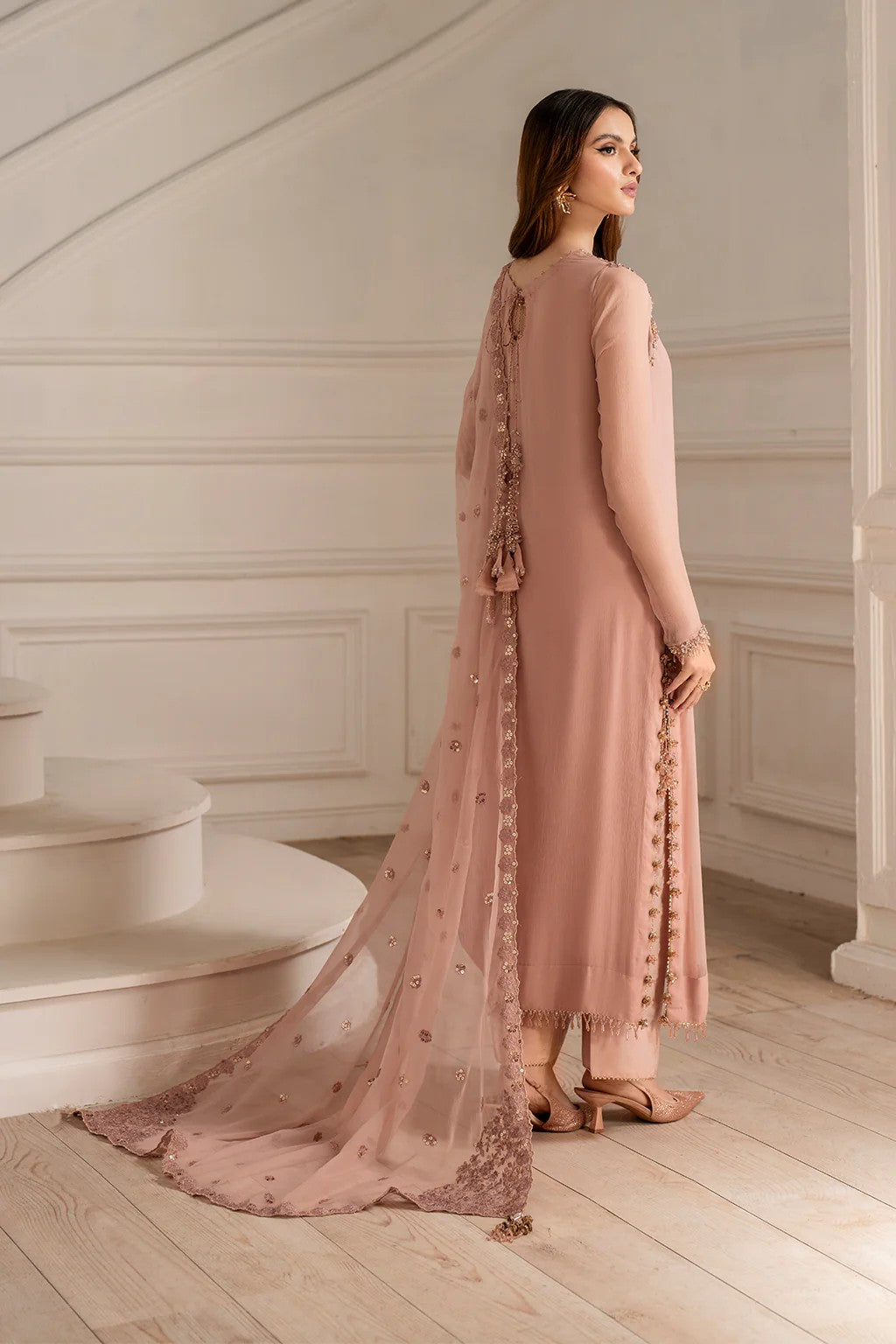 CHIFFON 3 PIECE | LUXURY SUMMER COLLECTION | UNSTITCHED SUIT