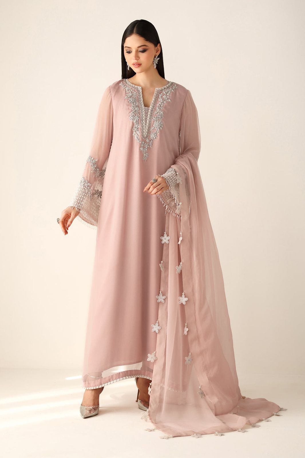 Indian Chiffon | Unstitched 3 piece | Luxury Collection
