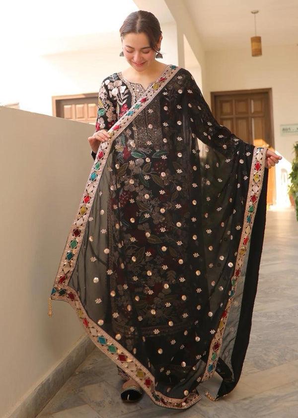 Indian Chiffon | Unstitched 3 piece | Luxury Collection