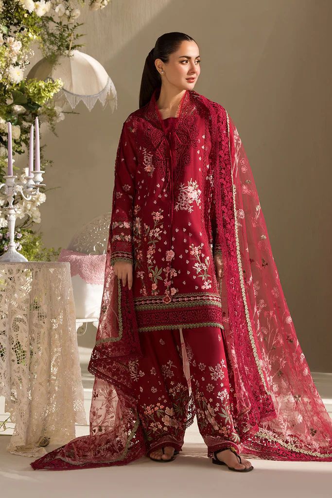 LAWN 3 PIECE | LUXURY SUMMER COLLECTION| UNSTITCHED SUIT