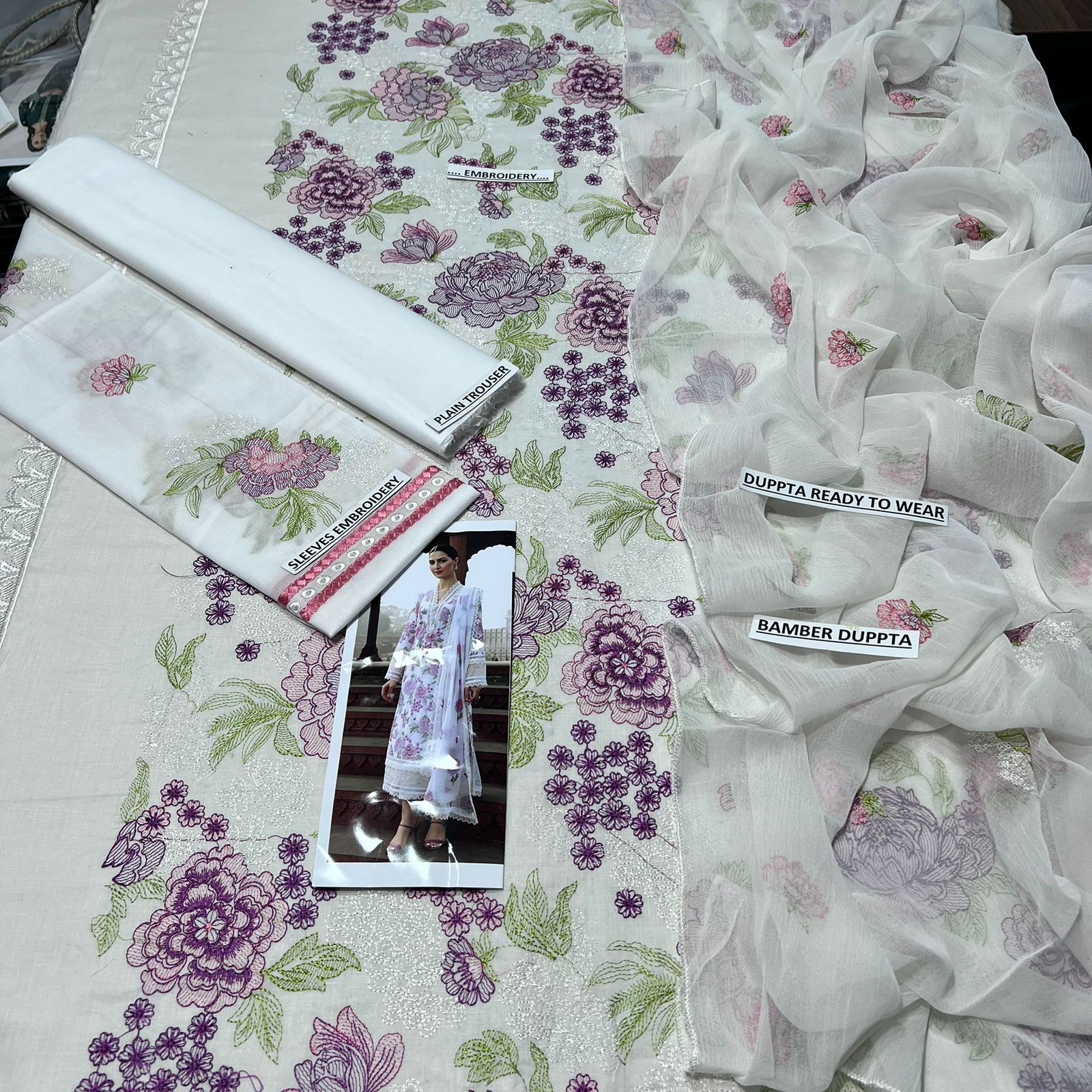 LAWN 3 PIECE | SUMMER COLLECTION| UNSTITCHED SUIT Vol. 18