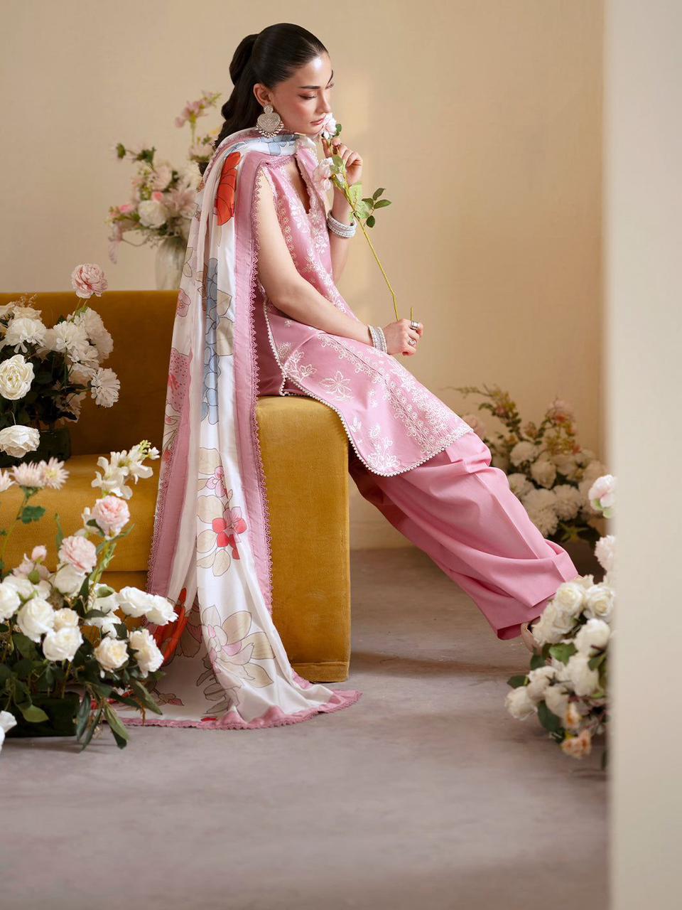 LAWN 3 PIECE | UNSTICHED SUIT | SUMMER COLLECTION