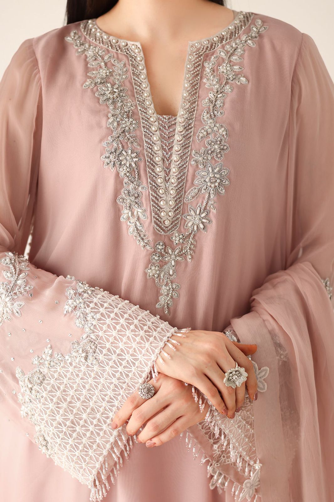 Indian Chiffon | Unstitched 3 piece | Luxury Collection