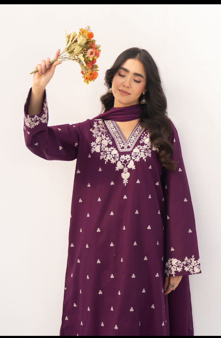 LAWN 3 PIECE | UNSTICHED SUIT | SUMMER COLLECTION