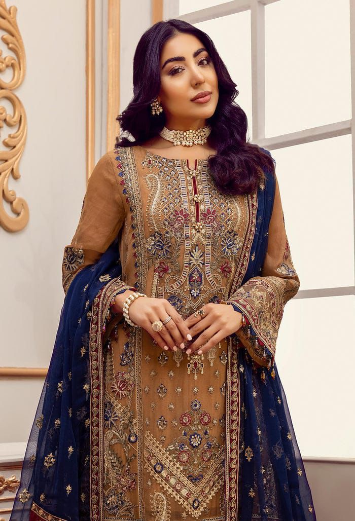 Fancy 3 Piece | Unstitched Suit | Vol 59