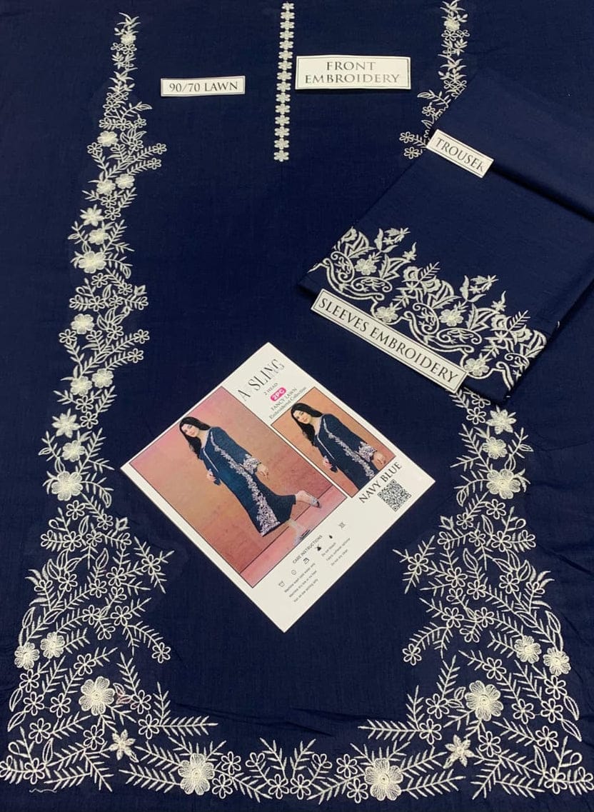 LAWN 2 PIECE | SUMMER COLLECTION | UNSTITCHED SUIT