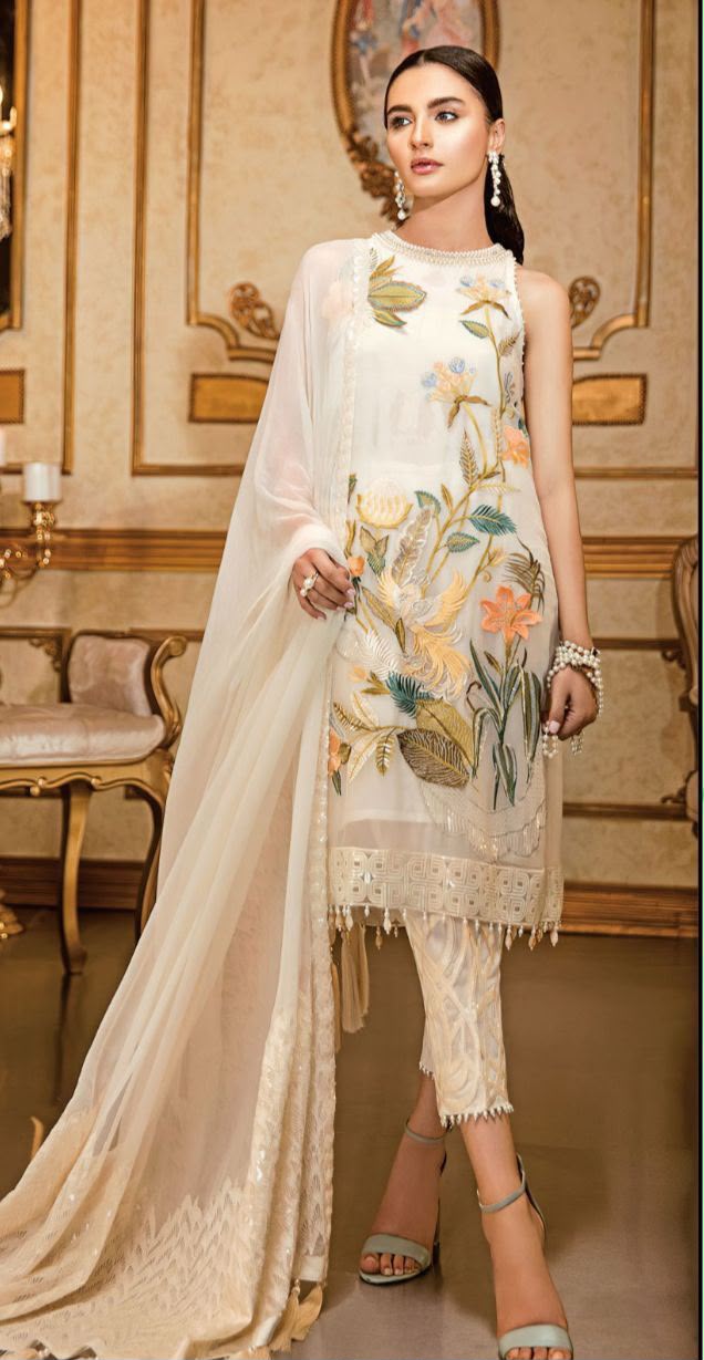 LAWN 3 PIECE |UNSTITCHED SUIT|SUMMER COLLECTION Vol.126