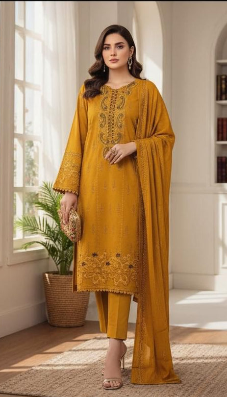 LAWN 3 PIECE | SUMMER COLLECTION | UNSTITCHED SUIT