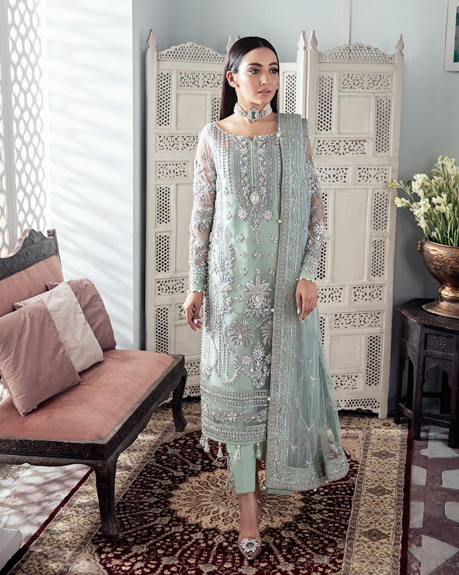 LUXURY SUMMER COLLECTION | PARTY WEAR DRESS | UNSTITCHED SUIT