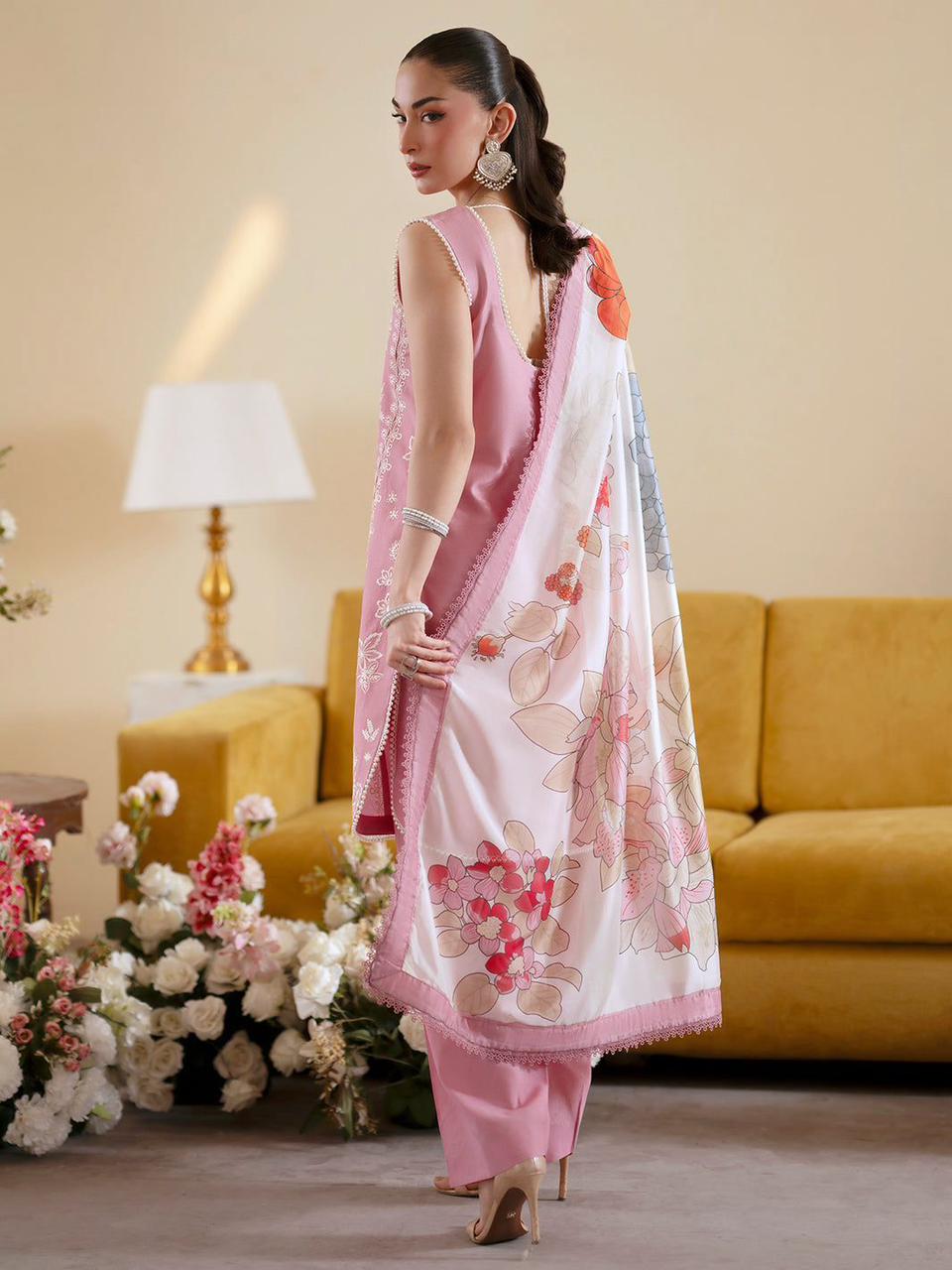 LAWN 3 PIECE | UNSTICHED SUIT | SUMMER COLLECTION