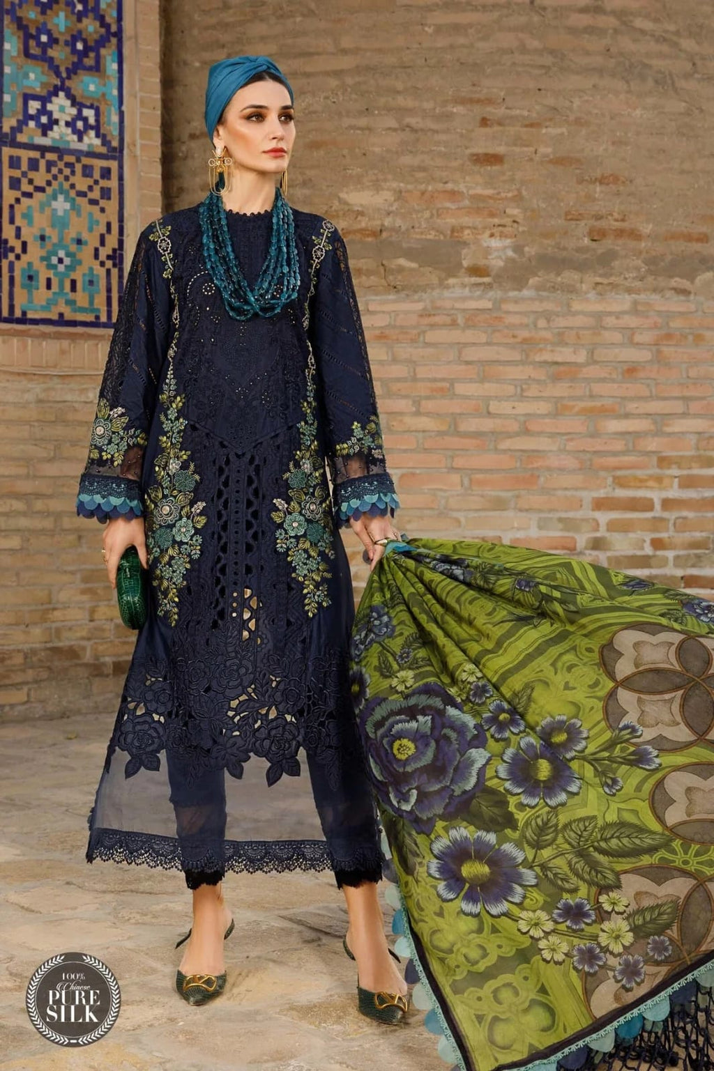 Cotton Fabric| Cut Work Suit | Unstitched 3 piece