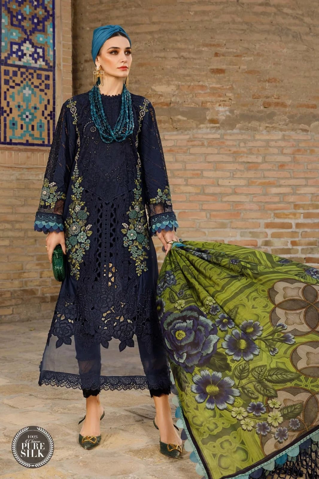 Cotton Fabric| Cut Work Suit | Unstitched 3 piece