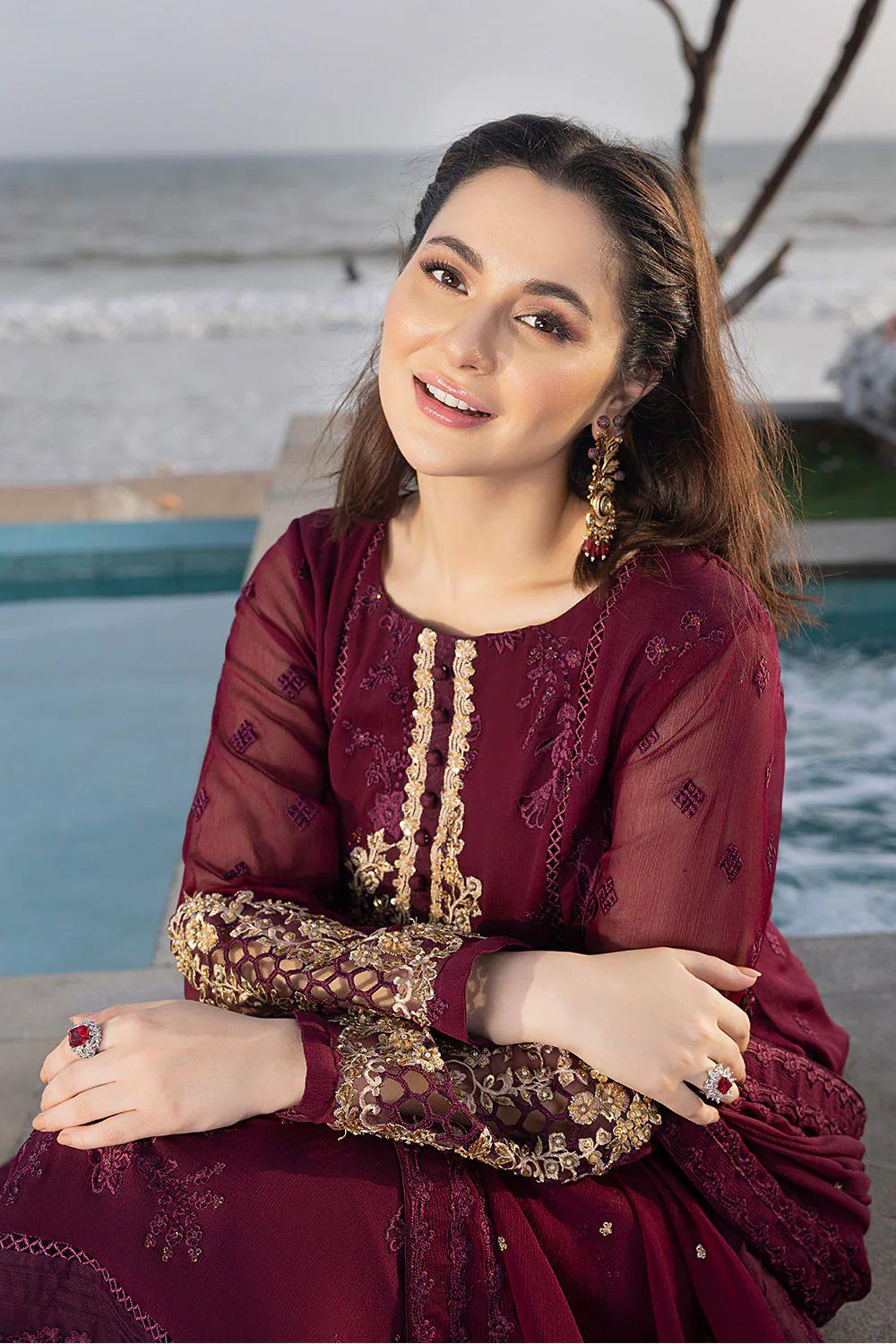 Indian Chiffon | Unstitched 3 Piece| Luxury Collection vol.1