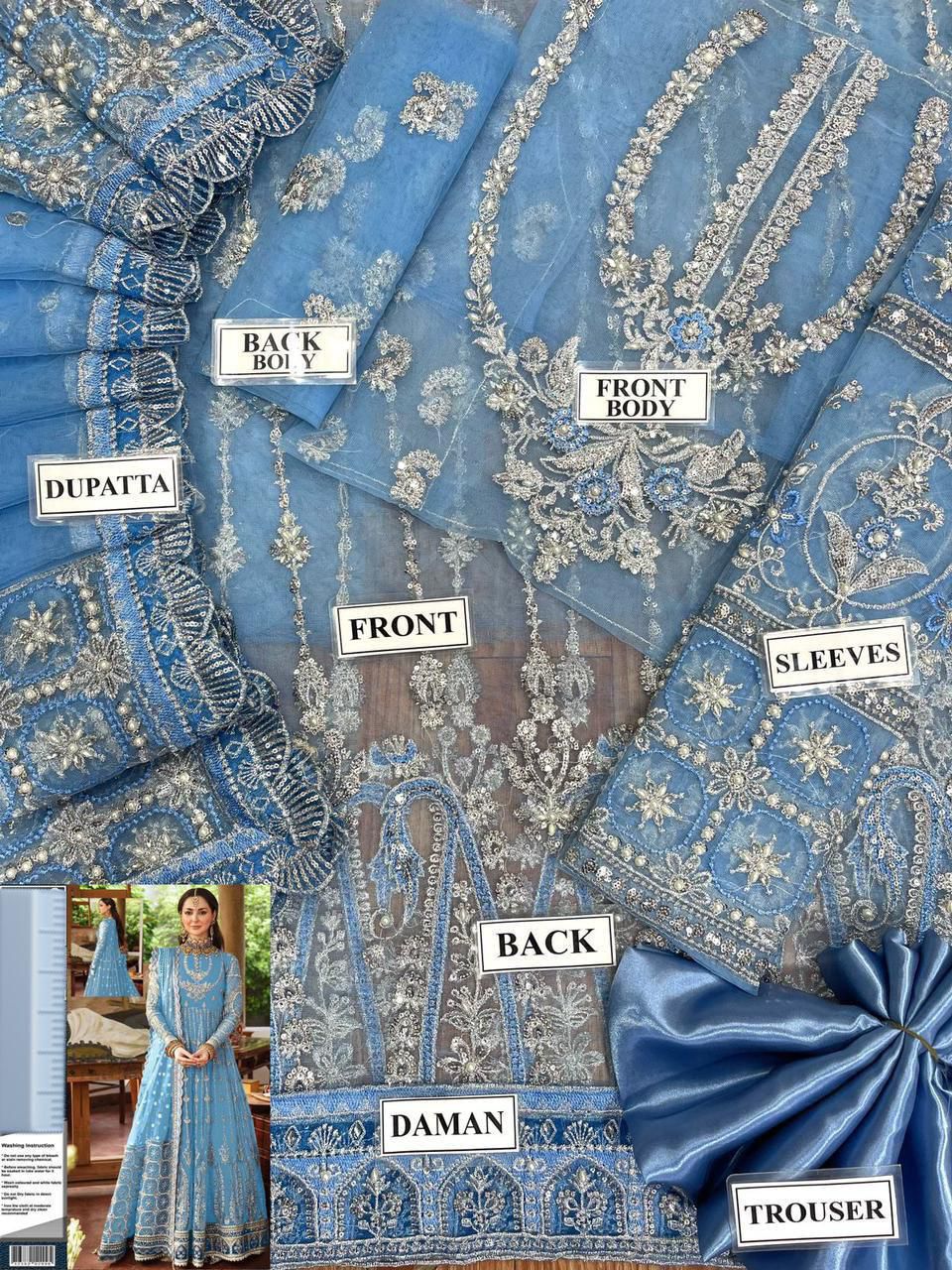 Chiffon 3 Piece | Unstitched Maxi | Luxury Collection 2026