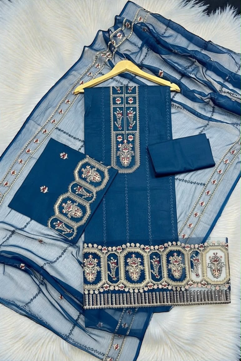 LAWN 3 PIECE | SUMMER COLLECTION | UNSTITCHED SUIT