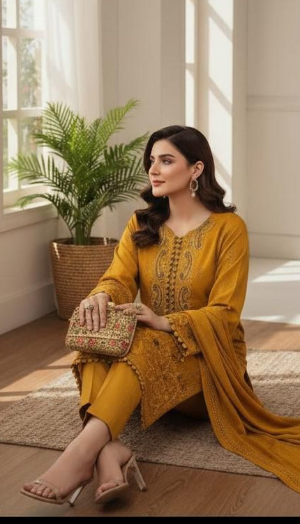 LAWN 3 PIECE | SUMMER COLLECTION | UNSTITCHED SUIT